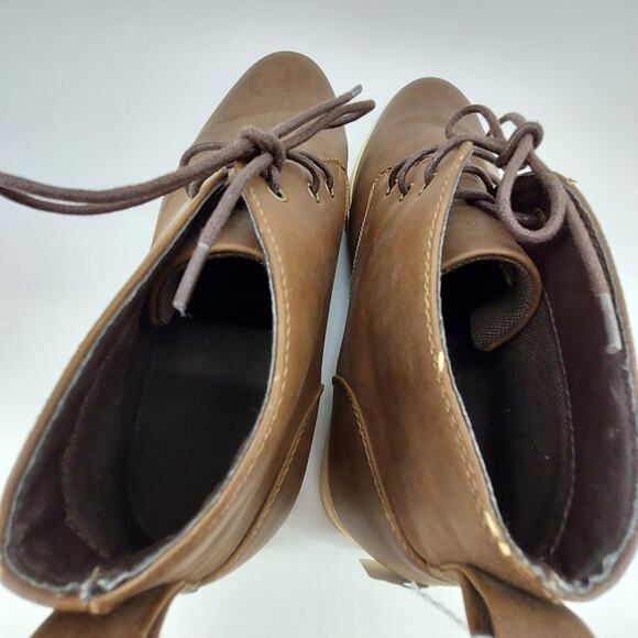 Perry Ellis Portfolio Men's Brown Lace Up Demi Hi Casual Dress Sneaker - Picture 9 of 14